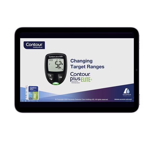 Image of tablet playing instructional video
